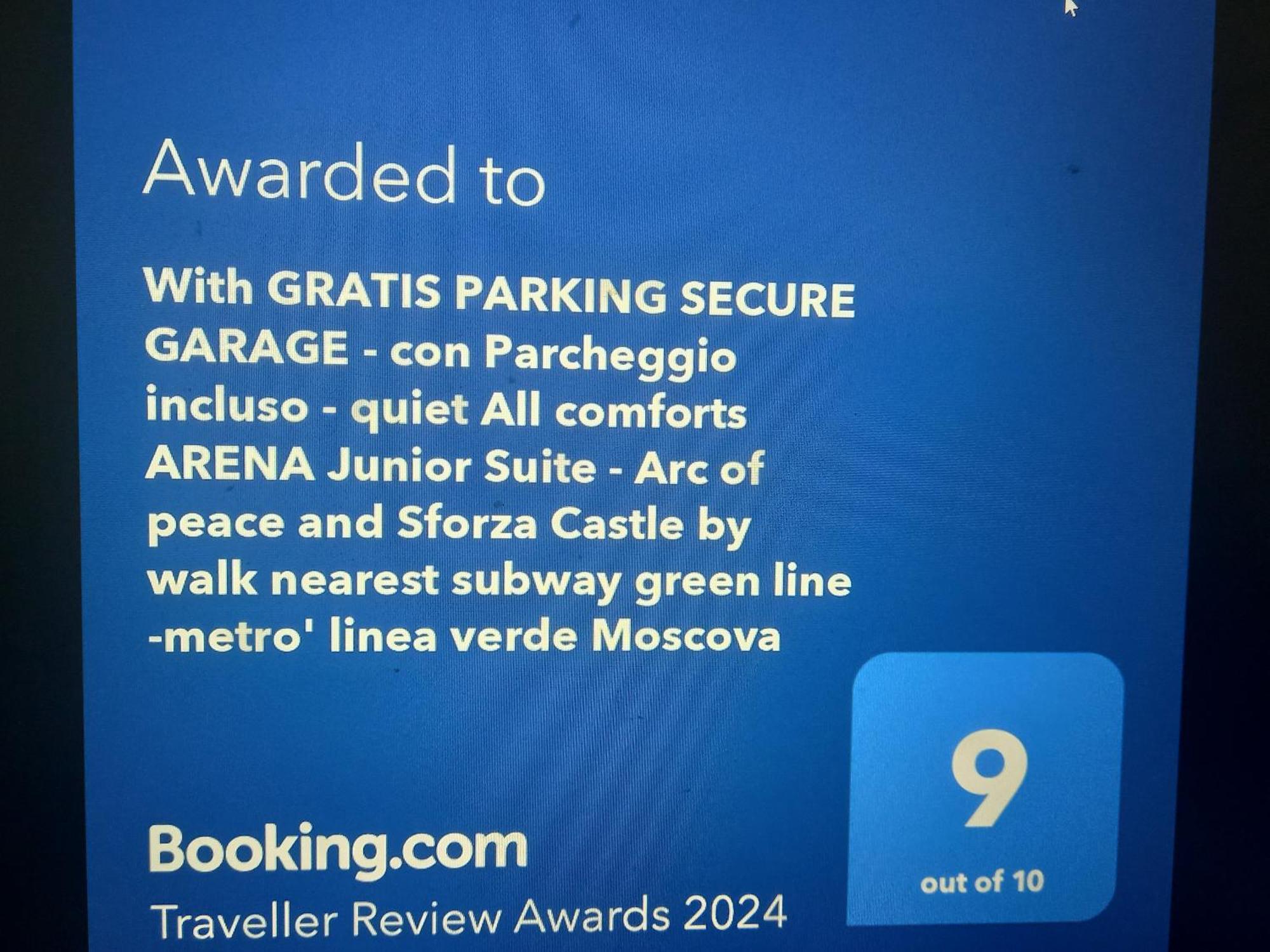 Arena Suite All Comforts - With Free Parking Garage Per Qualified Rate - Con Parcheggio Incluso Per Le Tariffe Qualificanti - Metro Verde Greenline Moscova Milan Exterior photo